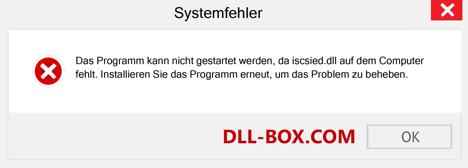 iscsied.dll-Datei fehlt?. Download für Windows 7, 8, 10 - Fix iscsied dll Missing Error unter Windows, Fotos, Bildern